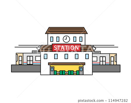 Simple station illustration 114947282