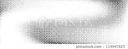 Bitmap grunge gradient texture. Black and white pixelated dither pattern wallpaper. Abstract glitchy 8 bit video game pattern background. Wide rasterized backdrop. Retro pixel art Illustration. Vector Bitmap grunge gradient texture. Black and white pixelated dither pattern wallpaper. Abstract glitchy 8 bit video game pattern background. Wide rasterized backdrop. Retro pixel art Illustration. Vector 114947825