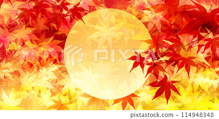 Moon viewing 15th night autumn background 114948348