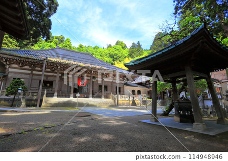 Fresh greenery at Zenpoji Temple 114948946