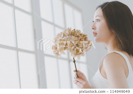 繡球花 女生 女孩 114949049