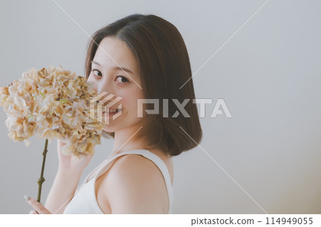 繡球花 女生 女孩 114949055