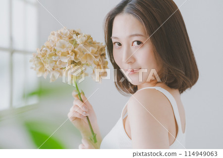 繡球花 女生 女孩 114949063