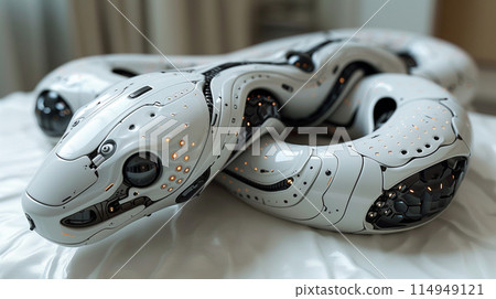 Snake-like robot: Detailed CG Snake-like robot: Detailed CG 114949121