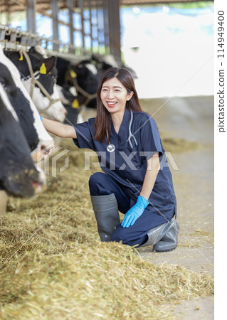 Farm workers: Veterinarians Farm workers: Veterinarians 114949400