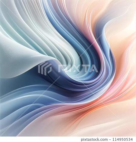 多彩絲滑抽象流線紋理 114950534