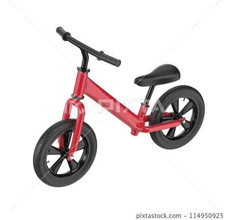 Red balance bike 114950925
