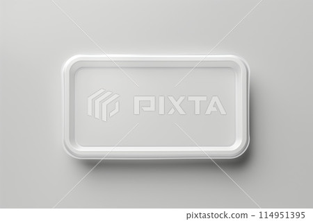 Minimalist empty tray design on grey Minimalist empty tray design on grey 114951395