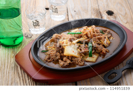Pork kimchi and chamisul 114951839