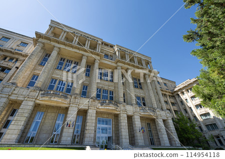 Romanian Academy building in Bucharest, Romania Romanian Academy building in Bucharest, Romania 114954118