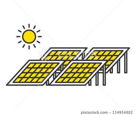 Mega solar power generation facility Mega solar power generation facility 114954882