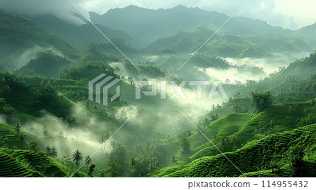 Misty valley 114955432