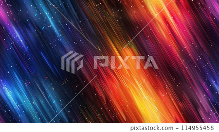 Colorful lines of light 114955458