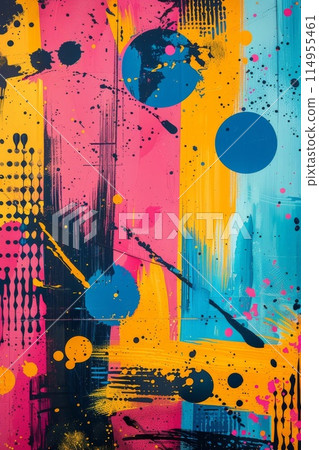 彩色紋理 114955461