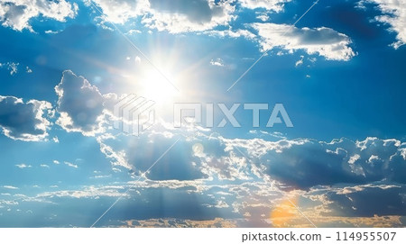 Sunny blue sky Sunny blue sky 114955507