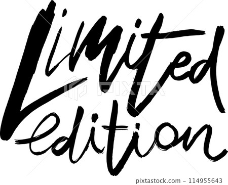 Limited Edition Modern Calligraphy Design. Limited Edition Modern Calligraphy Design. 114955643