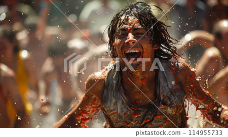 La Tomatina festival in Spain 114955733