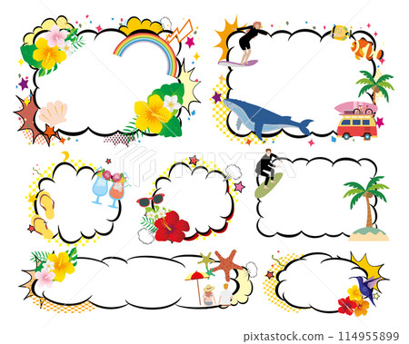 熱帶度假旅行框架 114955899