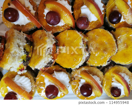 Egypt desserts as nice food background Egypt desserts as nice food background 114955948