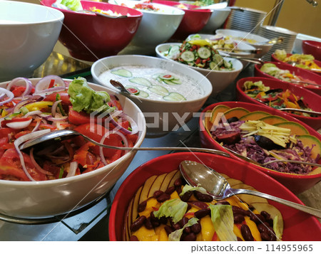 delicious vegetable salad from the egypt 114955965