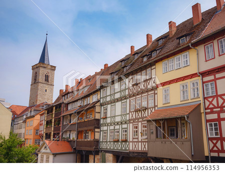 spring travel to Europe. beautiful old German cities 114956353