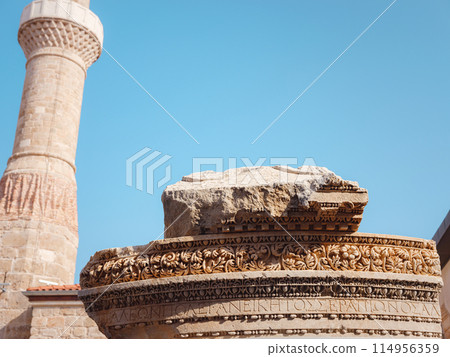 A series of photos capturing the narrow streets of Antalya 114956359