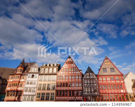 spring travel to Europe. beautiful old German cities 114956967