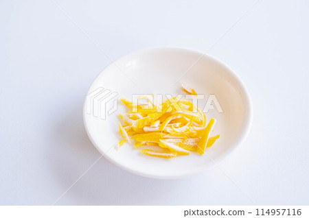 檸檬切成薄片 檸檬切成薄片 114957116