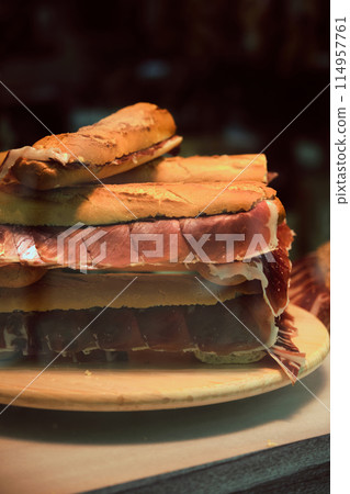 ham sandwich in the window ham sandwich in the window 114957761