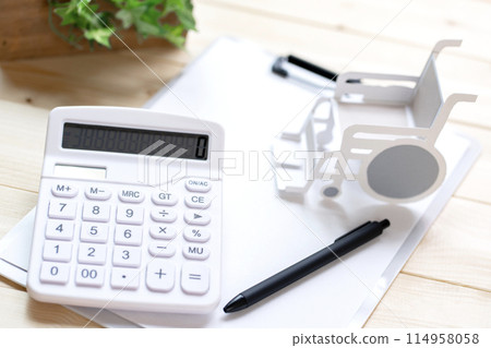 Wheelchair and calculator care plan Wheelchair and calculator care plan 114958058