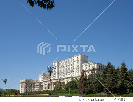 the parliament building in Bucarest, Romania the parliament building in Bucarest, Romania 114958961