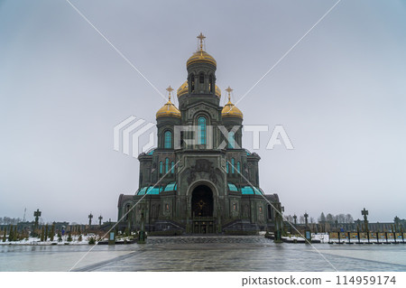 March 23, 2024. Russia. Moscow oblast. The main temple of the Armed Forces of the Russian Federation. March 23, 2024. Russia. Moscow oblast. The main temple of the Armed Forces of the Russian Federation. 114959174