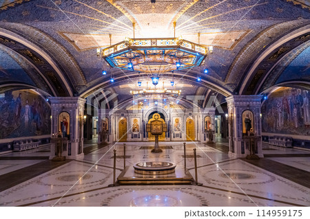 March 23, 2024. Russia. Moscow oblast. The main temple of the Armed Forces of the Russian Federation. 114959175