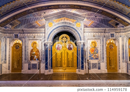 March 23, 2024. Russia. Moscow oblast. The main temple of the Armed Forces of the Russian Federation. 114959178