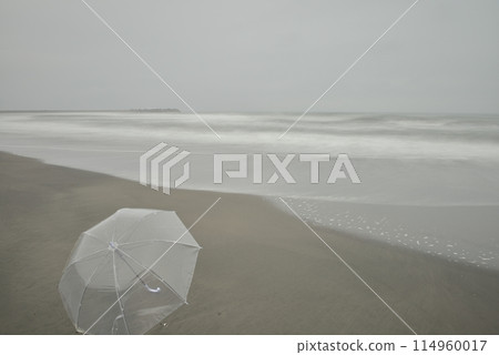 Kujukuri Beach in Chiba Prefecture on a cloudy day 114960017