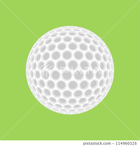 golf ball on a tee icon green golf ball on a tee icon green 114960328