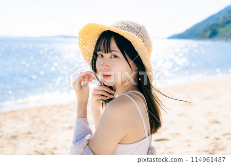 米婭在澀川海灘拍攝的肖像 米婭在澀川海灘拍攝的肖像 114961487