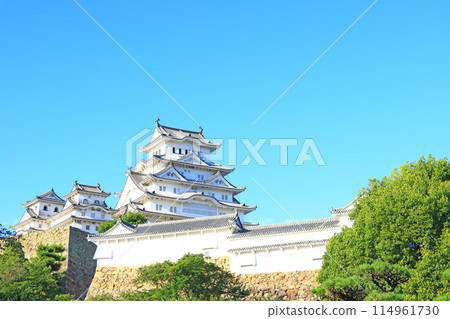 兵庫縣姬路市國寶姬路城風景 兵庫縣姬路市國寶姬路城風景 114961730