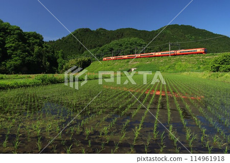Tobu Nikko Line, Limited Express Nikko/Kinugawa (253 series) in early summer 114961918