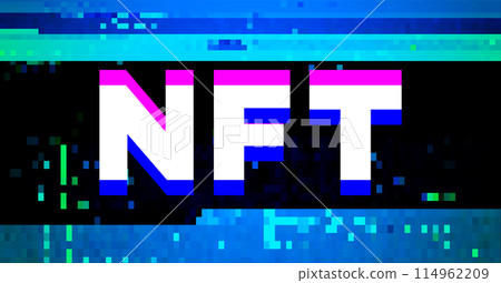 Non-fungible token NFT vector illustration Non-fungible token NFT vector illustration 114962209