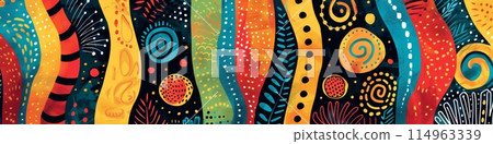 Traditional national New Caledonia pattern. 114963339