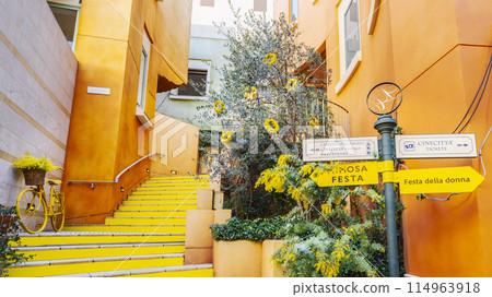 Kawasaki cityscape: La Cittadella streetscape [Kawasaki City, Kanagawa Prefecture] 114963918