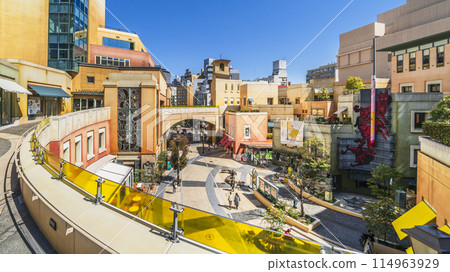 Kawasaki cityscape: La Cittadella streetscape [Kawasaki City, Kanagawa Prefecture] 114963929