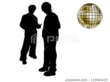 People Dancer Silhouette 114964239