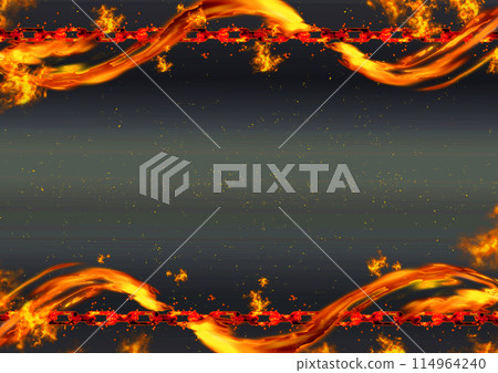 Frame: Cool flame chain design 114964240