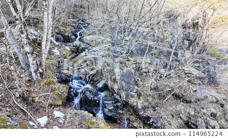 Mountain stream landscape Mountain stream landscape 114965224
