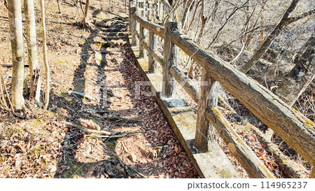 Scenery of mountain path 114965237