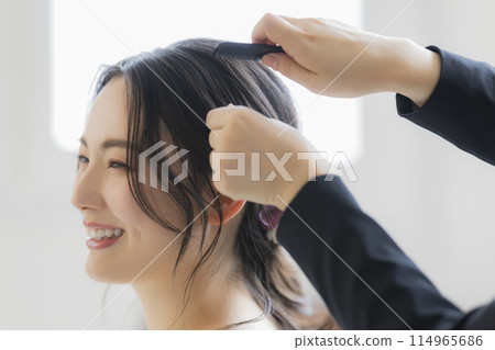 Wedding dress Hair and makeup Wedding dress Hair and makeup 114965686