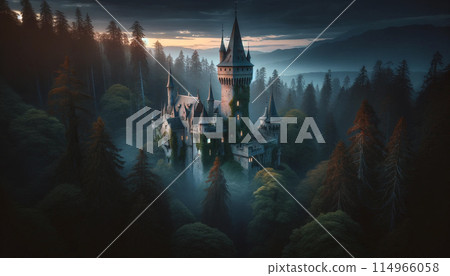 黎明附近的神秘歐洲城堡 114966058