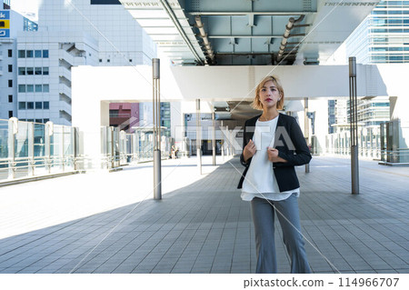 自由工作、自由工作的女性 114966707